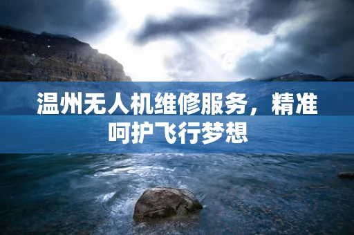温州无人机维修服务，精准呵护飞行梦想