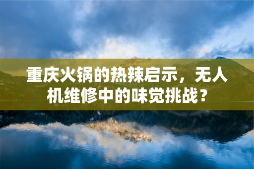 重庆火锅的热辣启示，无人机维修中的味觉挑战？
