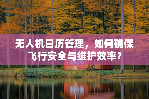 无人机日历管理，如何确保飞行安全与维护效率？