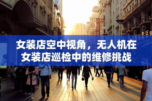 女装店空中视角，无人机在女装店巡检中的维修挑战