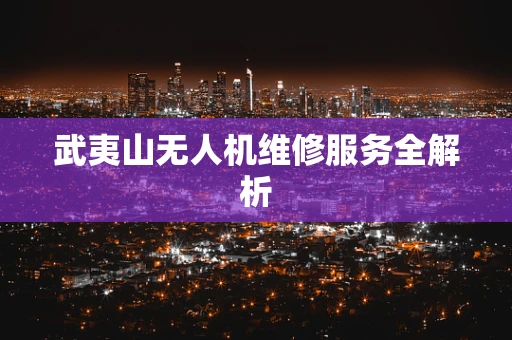 武夷山无人机维修服务全解析