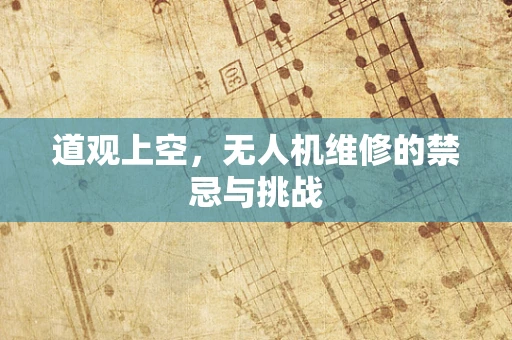 道观上空，无人机维修的禁忌与挑战