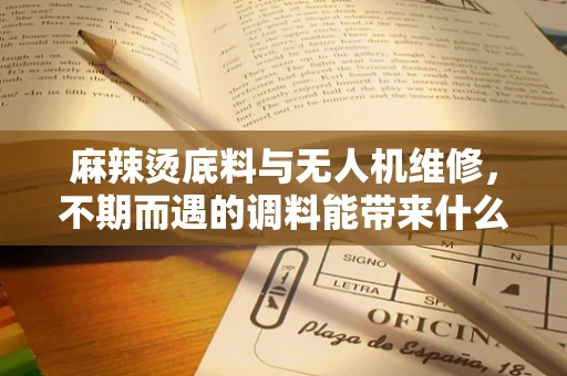 麻辣烫底料与无人机维修，不期而遇的调料能带来什么启示？