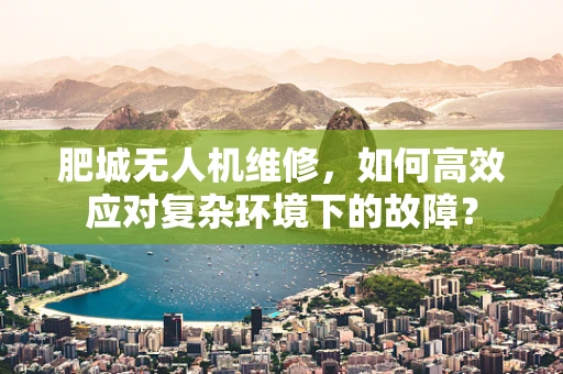 肥城无人机维修，如何高效应对复杂环境下的故障？