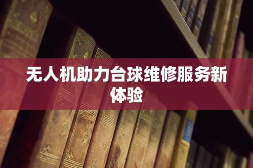 无人机助力台球维修服务新体验