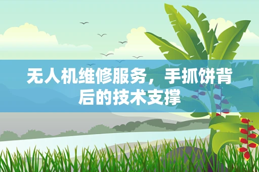 无人机维修服务，手抓饼背后的技术支撑