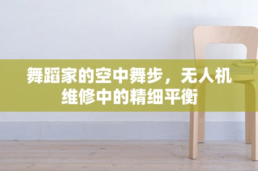 舞蹈家的空中舞步，无人机维修中的精细平衡