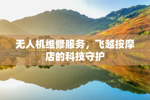 无人机维修服务，飞越按摩店的科技守护