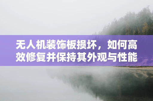 无人机装饰板损坏，如何高效修复并保持其外观与性能？