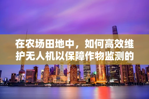 在农场田地中，如何高效维护无人机以保障作物监测的精准性？
