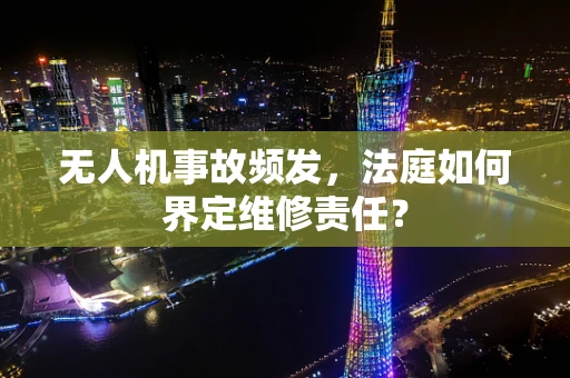 无人机事故频发，法庭如何界定维修责任？