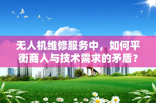 无人机维修服务中，如何平衡商人与技术需求的矛盾？