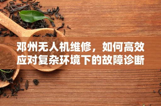 邓州无人机维修，如何高效应对复杂环境下的故障诊断？