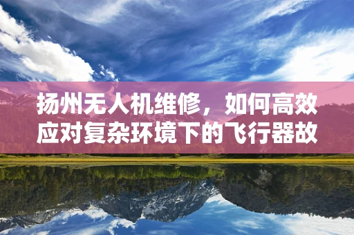 扬州无人机维修，如何高效应对复杂环境下的飞行器故障？