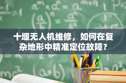 十堰无人机维修，如何在复杂地形中精准定位故障？