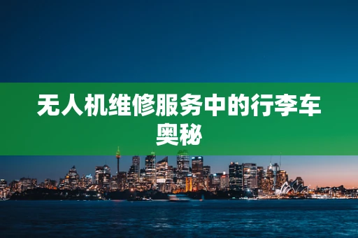 无人机维修服务中的行李车奥秘