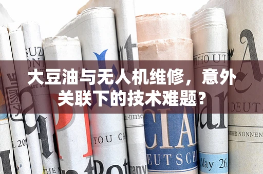 大豆油与无人机维修，意外关联下的技术难题？