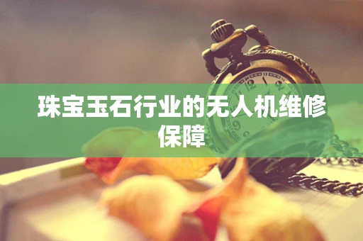 珠宝玉石行业的无人机维修保障