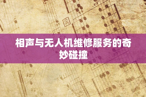 相声与无人机维修服务的奇妙碰撞