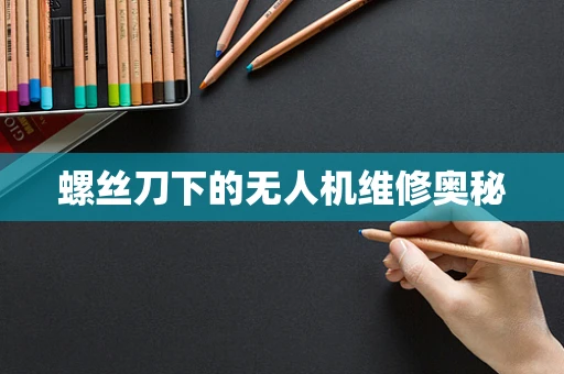 螺丝刀下的无人机维修奥秘