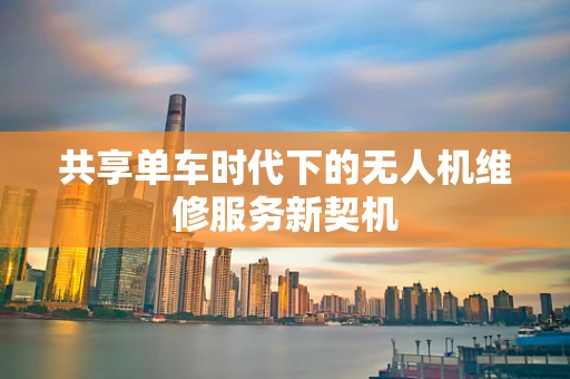 共享单车时代下的无人机维修服务新契机