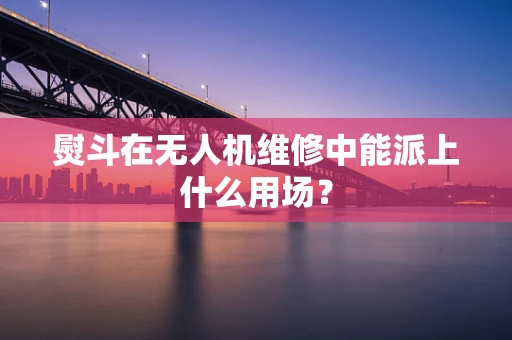 熨斗在无人机维修中能派上什么用场？
