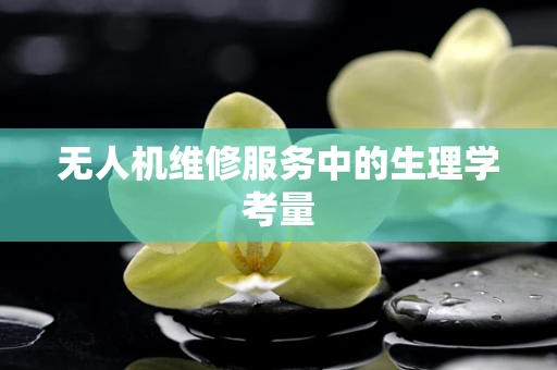 无人机维修服务中的生理学考量
