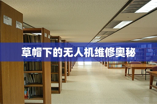 草帽下的无人机维修奥秘