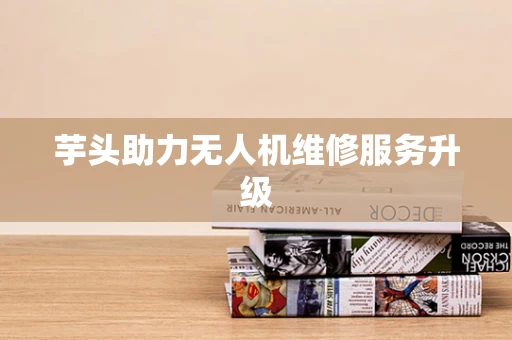 芋头助力无人机维修服务升级
