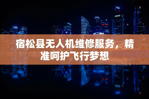 宿松县无人机维修服务，精准呵护飞行梦想