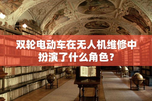 双轮电动车在无人机维修中扮演了什么角色？