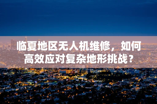 临夏地区无人机维修，如何高效应对复杂地形挑战？