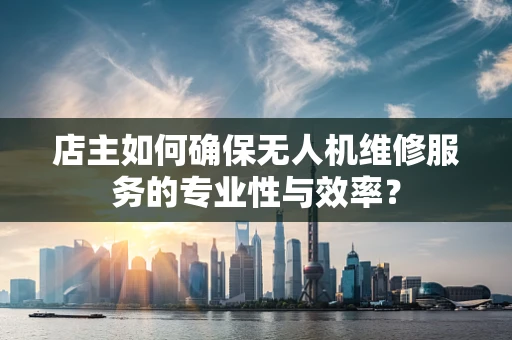 店主如何确保无人机维修服务的专业性与效率？