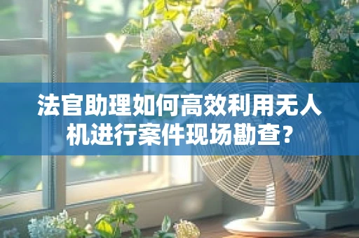 法官助理如何高效利用无人机进行案件现场勘查？