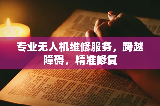 专业无人机维修服务，跨越障碍，精准修复