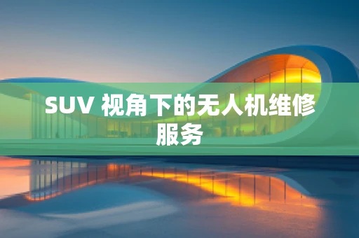 SUV 视角下的无人机维修服务