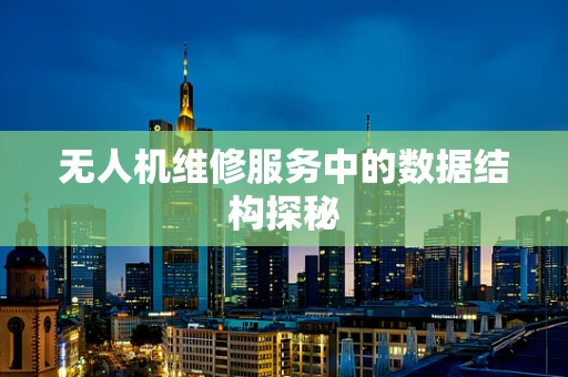 无人机维修服务中的数据结构探秘