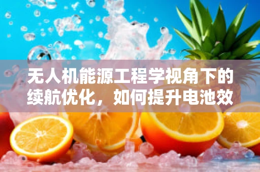 无人机能源工程学视角下的续航优化，如何提升电池效能？