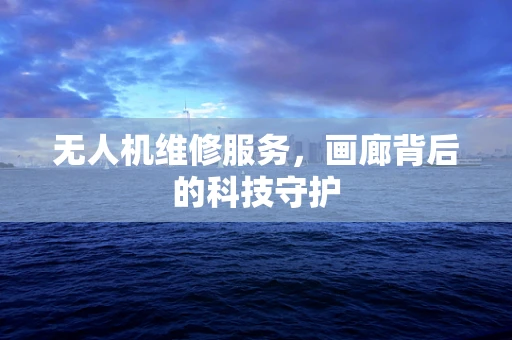 无人机维修服务，画廊背后的科技守护