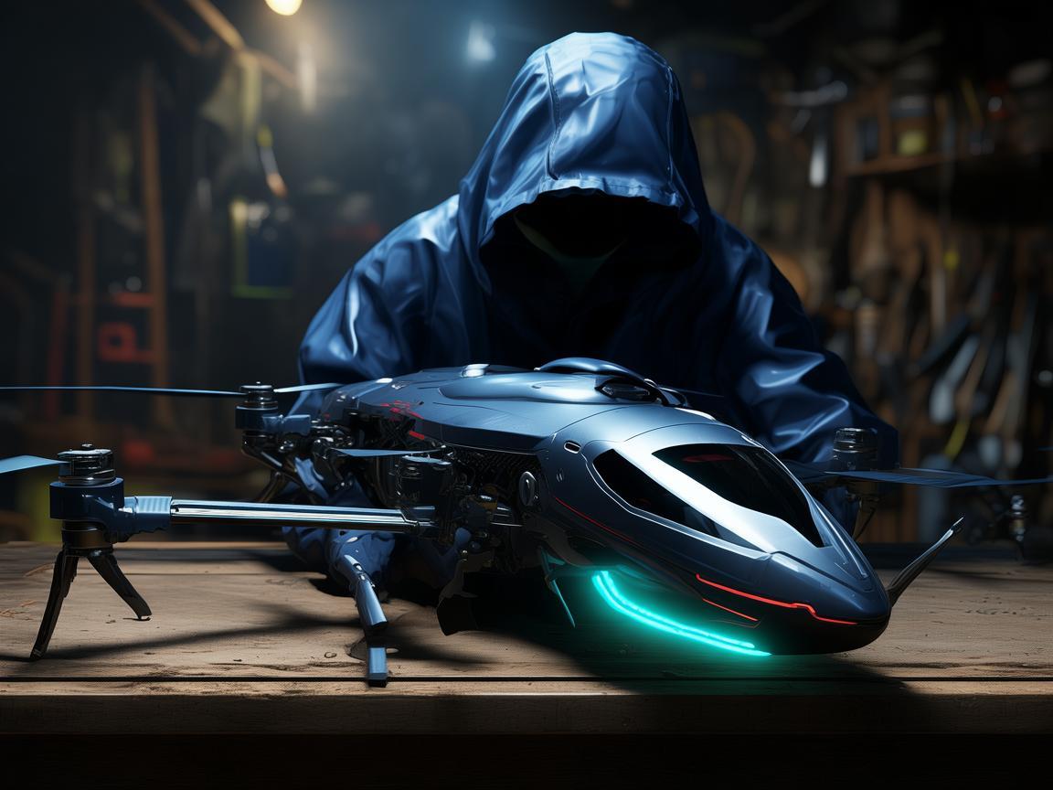 风衣下的无人机维修传奇