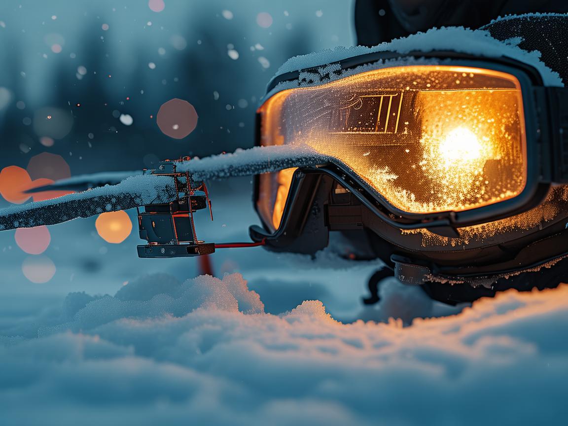 大雪纷飞下的无人机维修坚守