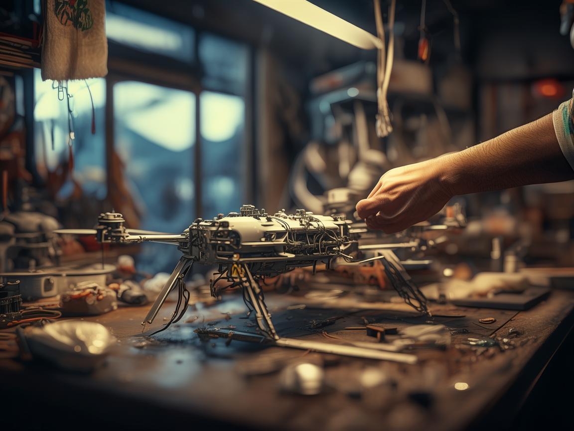 无人机维修，为兰州拉面保驾护航