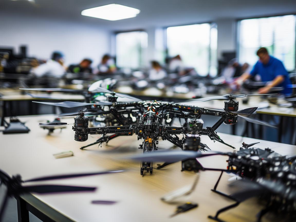 教室中的无人机维修服务,保障教学与探索的双翼
