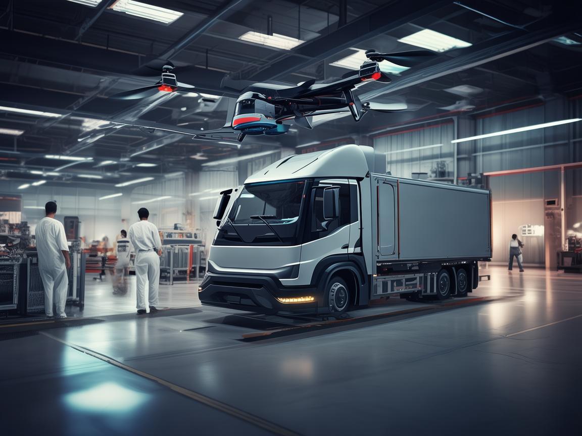 电动货车助力无人机维修服务高效运转 电动货车助力无人机维修服务高效运转