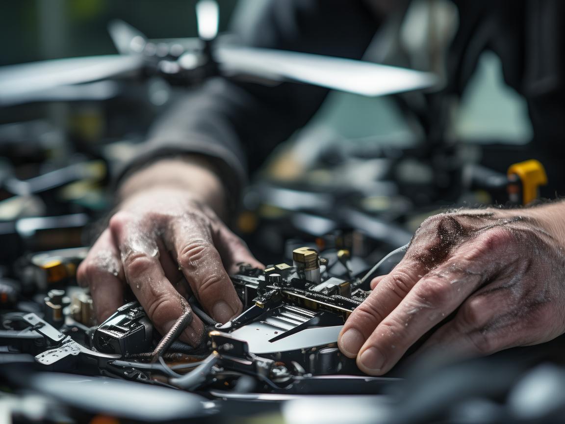 无人机维修服务中的湿疹困扰