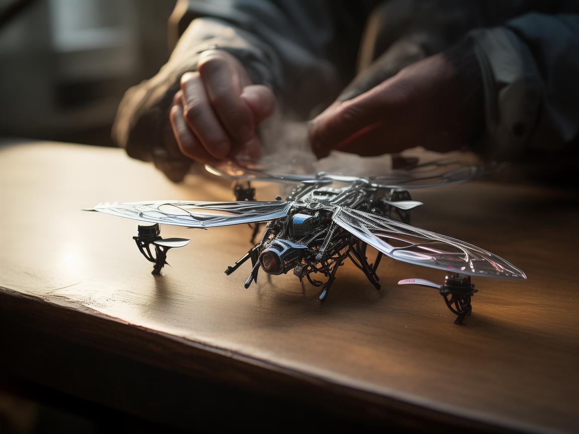 诗人视角下的无人机维修服务