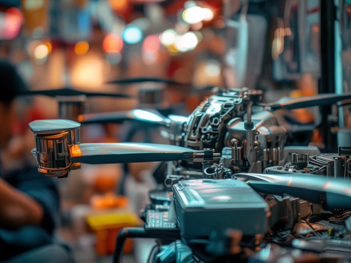 夜市摊无人机维修，点亮夜经济新保障