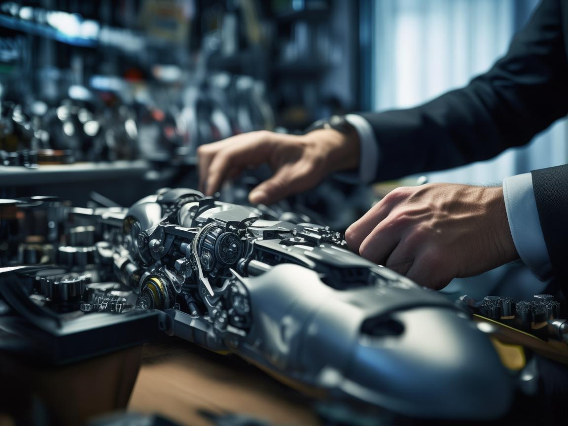 西装革履下的无人机维修传奇