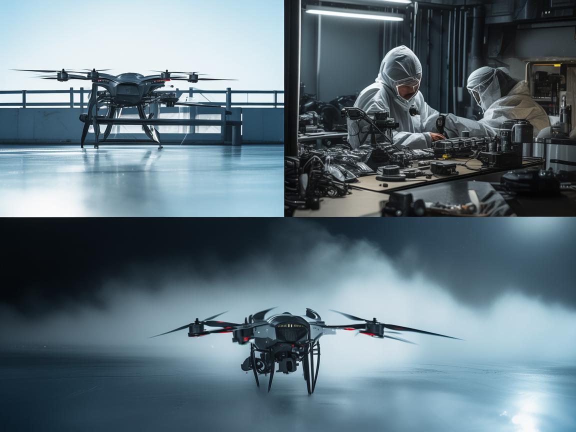 无人机维修，为空中滑冰者保驾护航