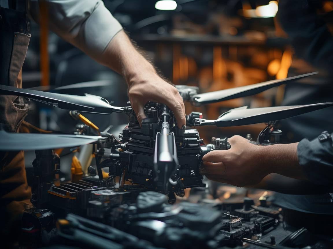 无人机维修，吊带衫背后的技术支撑